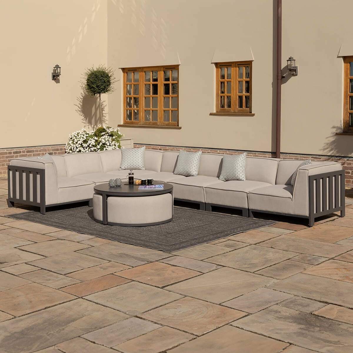 Maze - Outdoor Fabric Ibiza Large Corner Sofa Set