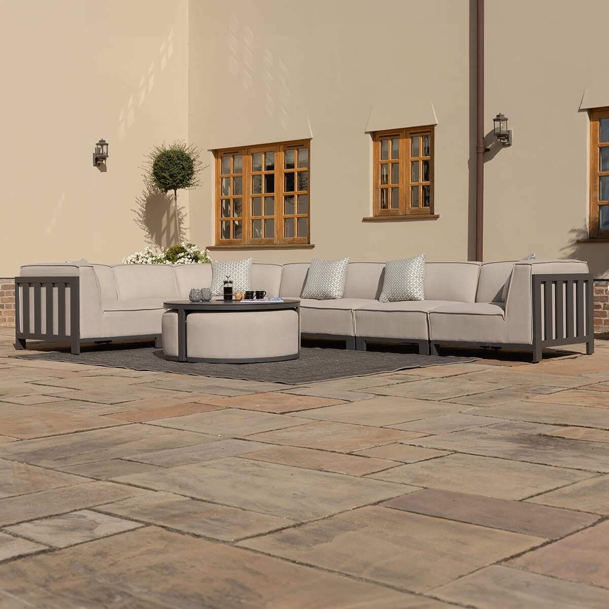 Maze - Outdoor Fabric Ibiza Large Corner Sofa Set