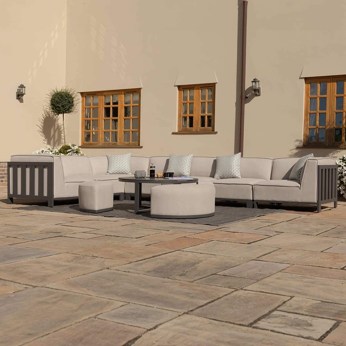 Maze - Outdoor Fabric Ibiza Large Corner Sofa Set