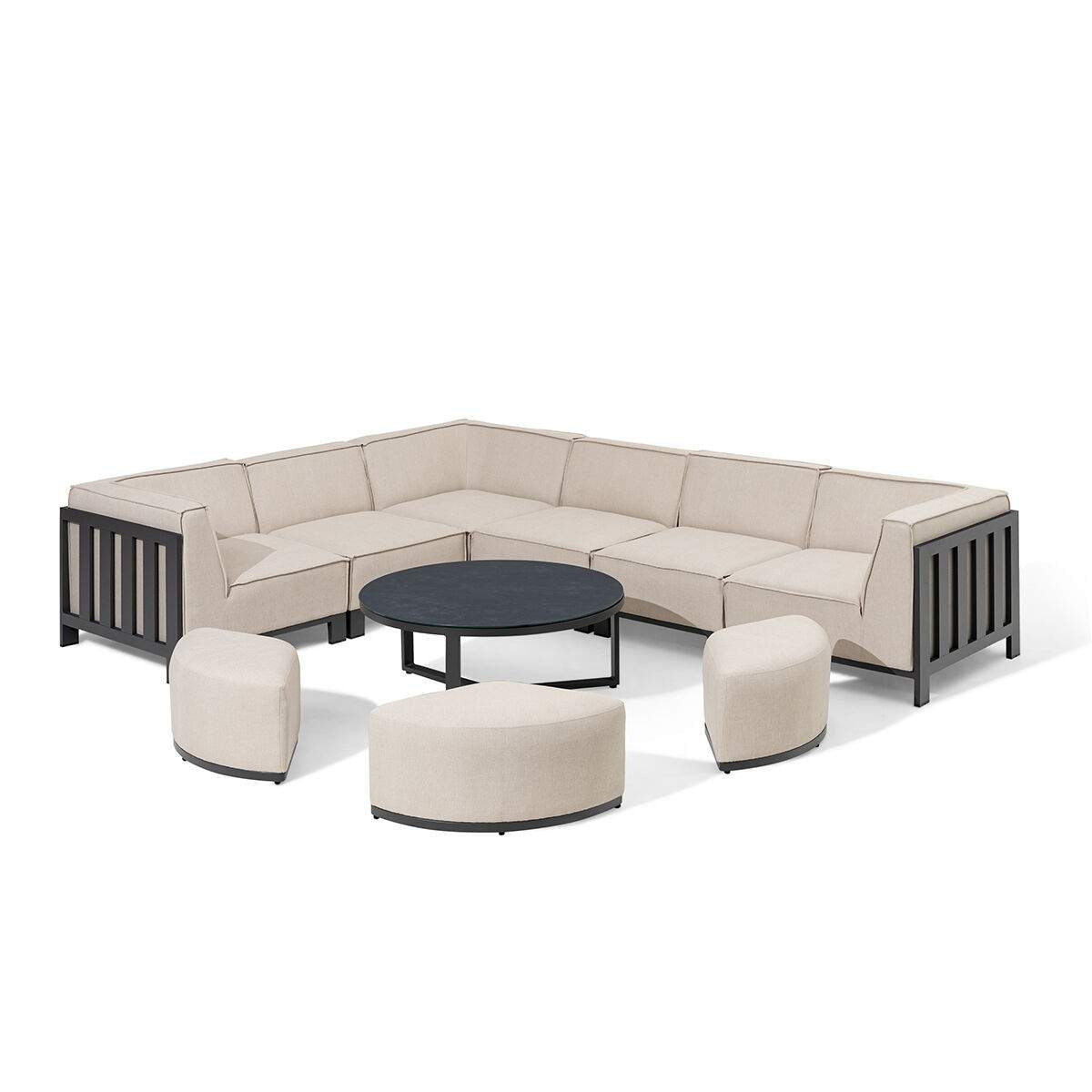 Maze - Outdoor Fabric Ibiza Medium Corner Sofa Set