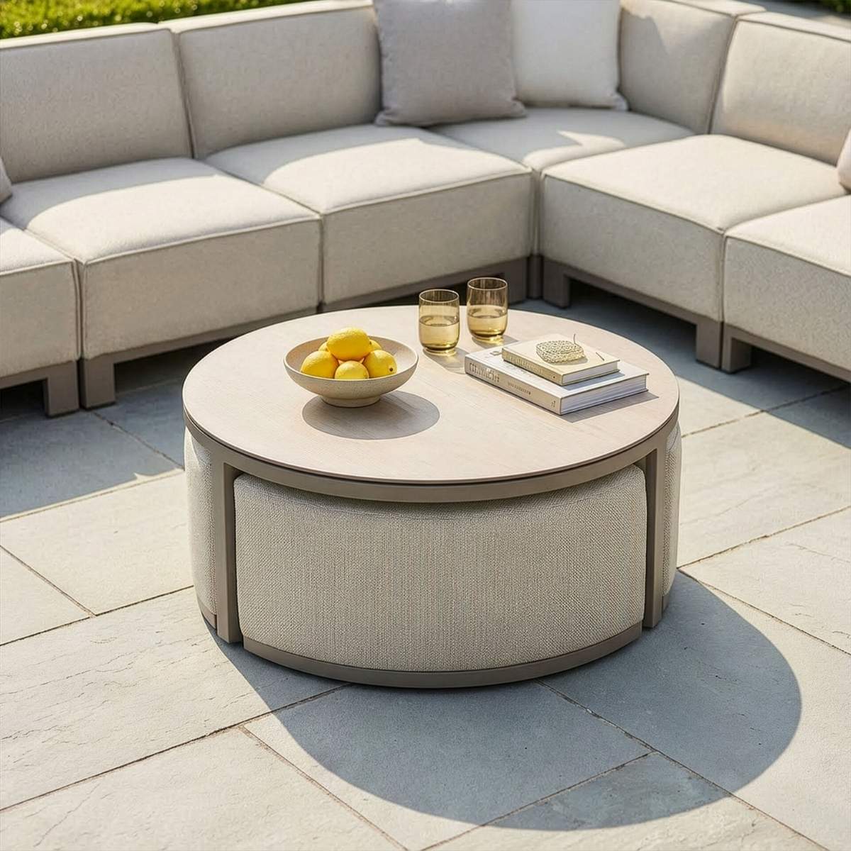 Maze - Outdoor Fabric Ibiza Medium Corner Sofa Set