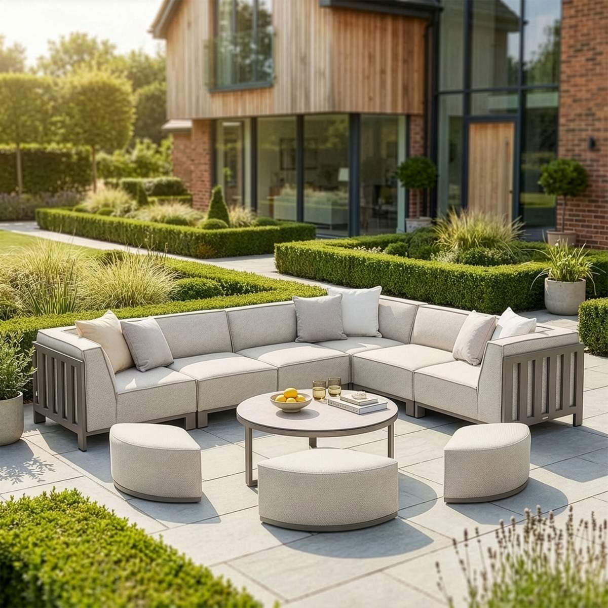 Maze - Outdoor Fabric Ibiza Medium Corner Sofa Set