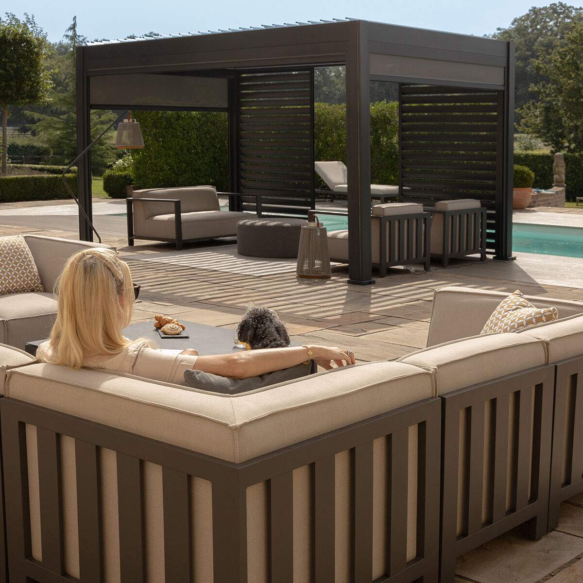 Maze - Outdoor Fabric Ibiza Small Corner Sofa Set