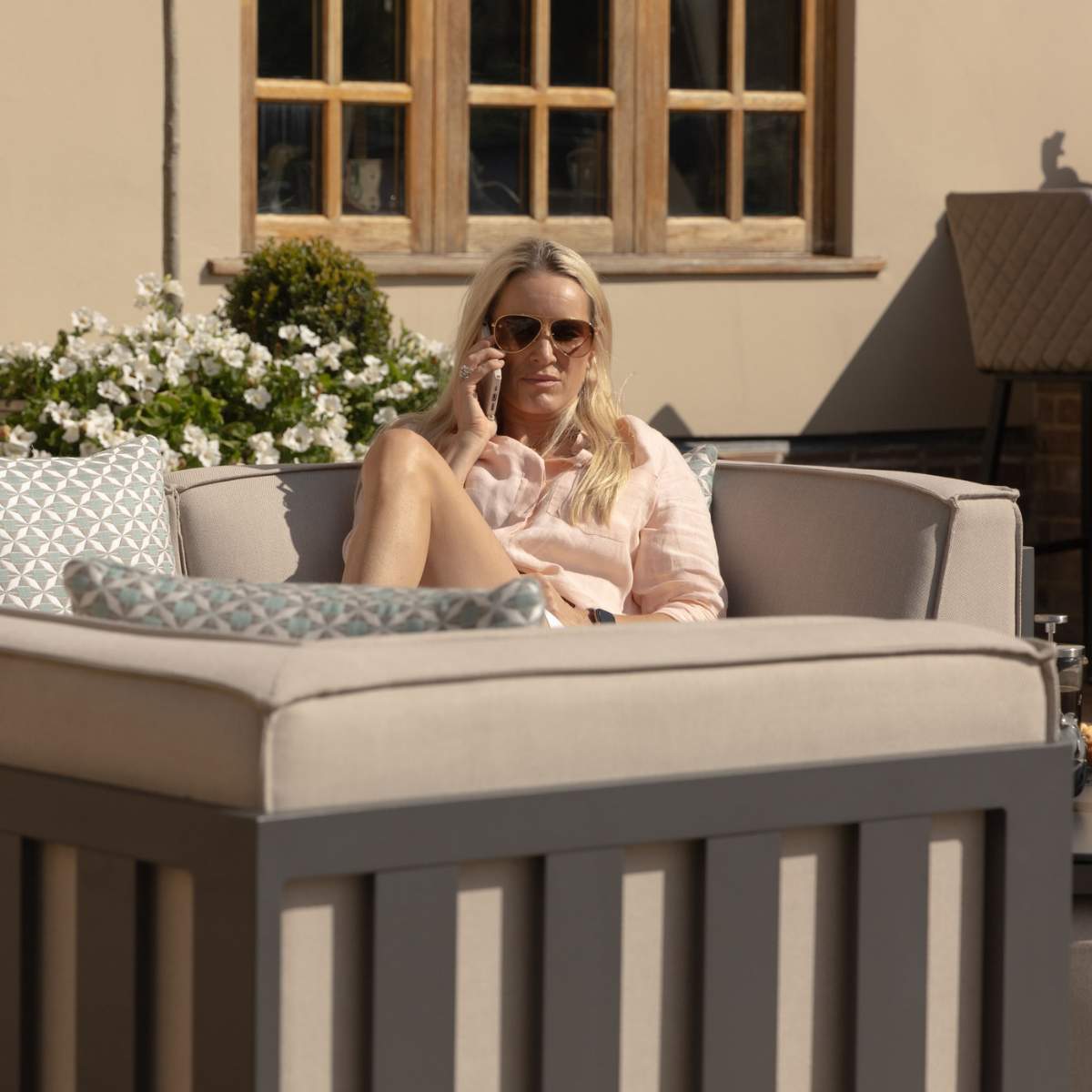 Maze - Outdoor Fabric Ibiza Small Corner Sofa Set