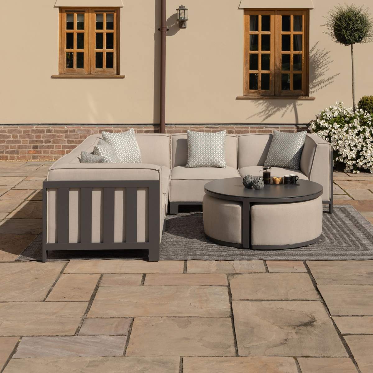 Maze - Outdoor Fabric Ibiza Small Corner Sofa Set