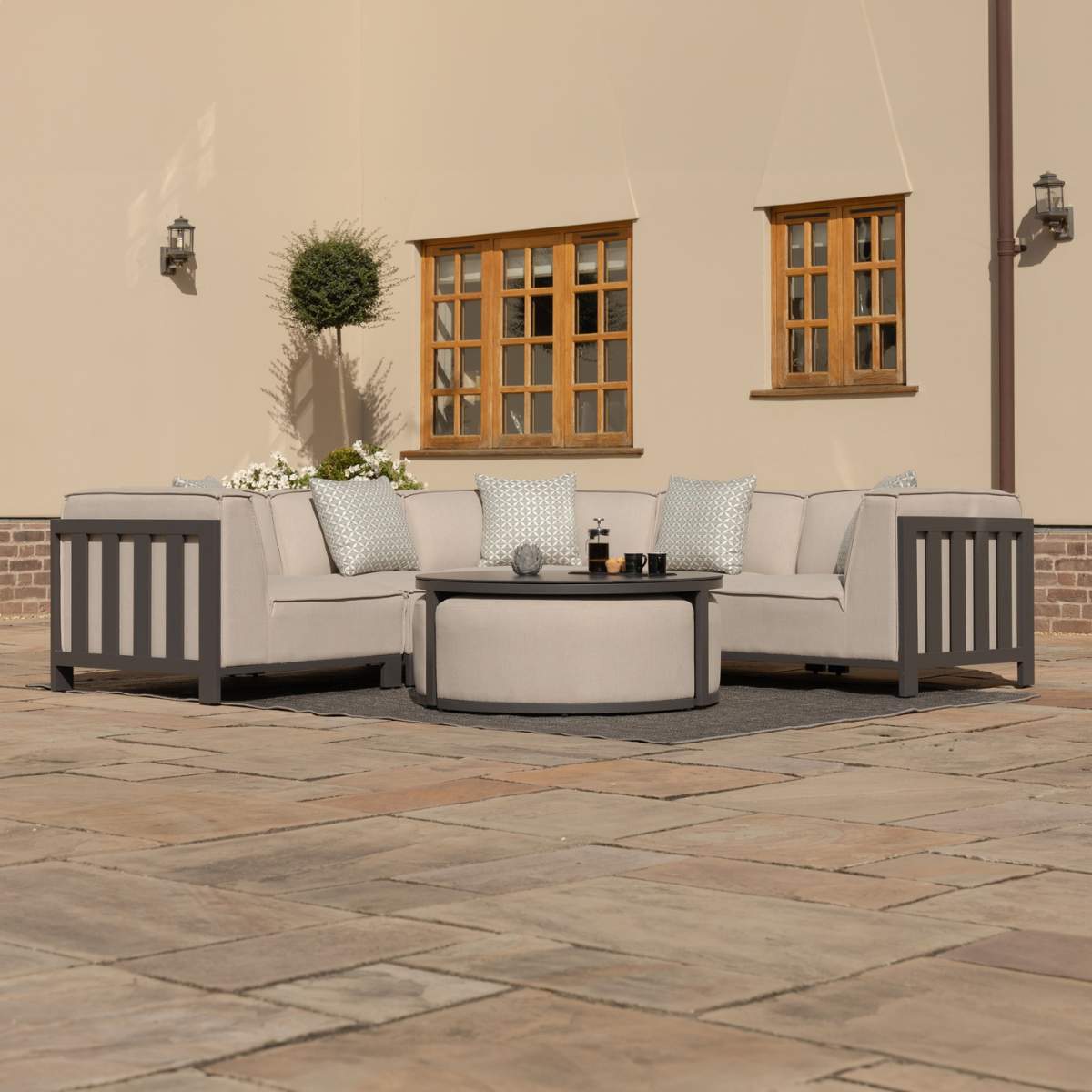 Maze - Outdoor Fabric Ibiza Small Corner Sofa Set