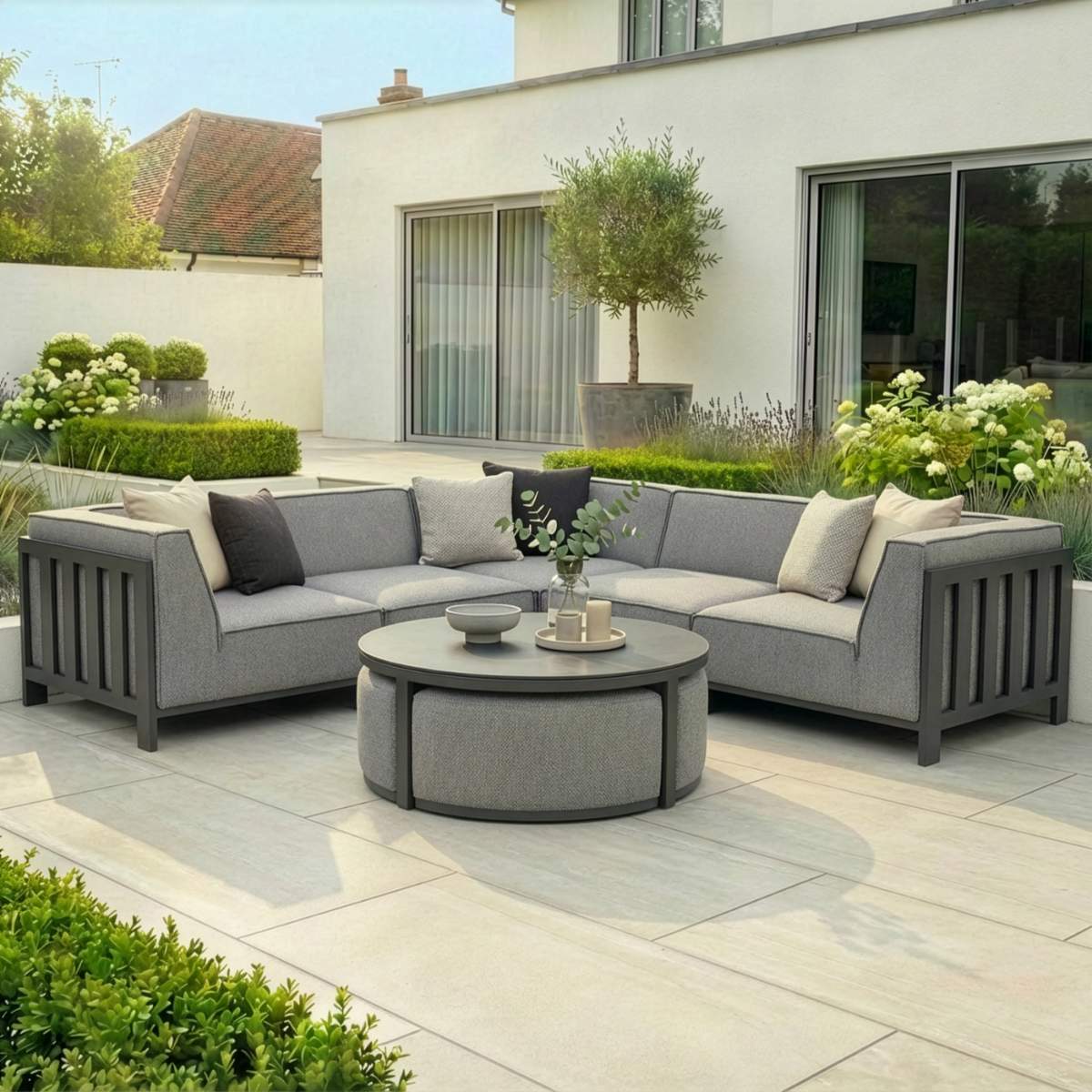 Maze - Outdoor Fabric Ibiza Small Corner Sofa Set