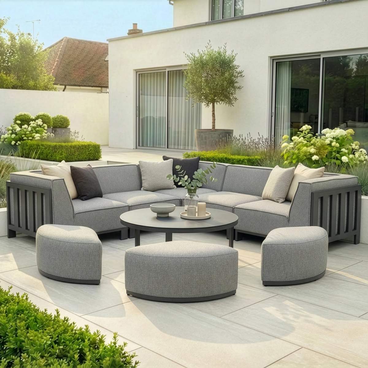 Maze - Outdoor Fabric Ibiza Small Corner Sofa Set