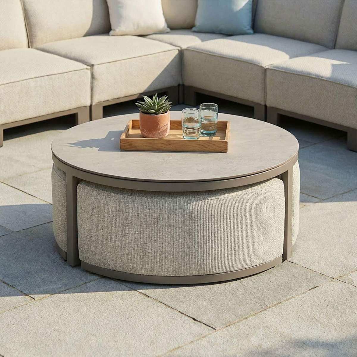 Maze - Outdoor Fabric Ibiza Small Corner Sofa Set