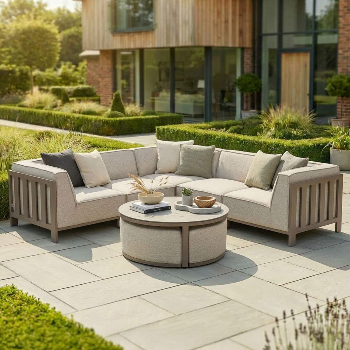 Maze - Outdoor Fabric Ibiza Small Corner Sofa Set