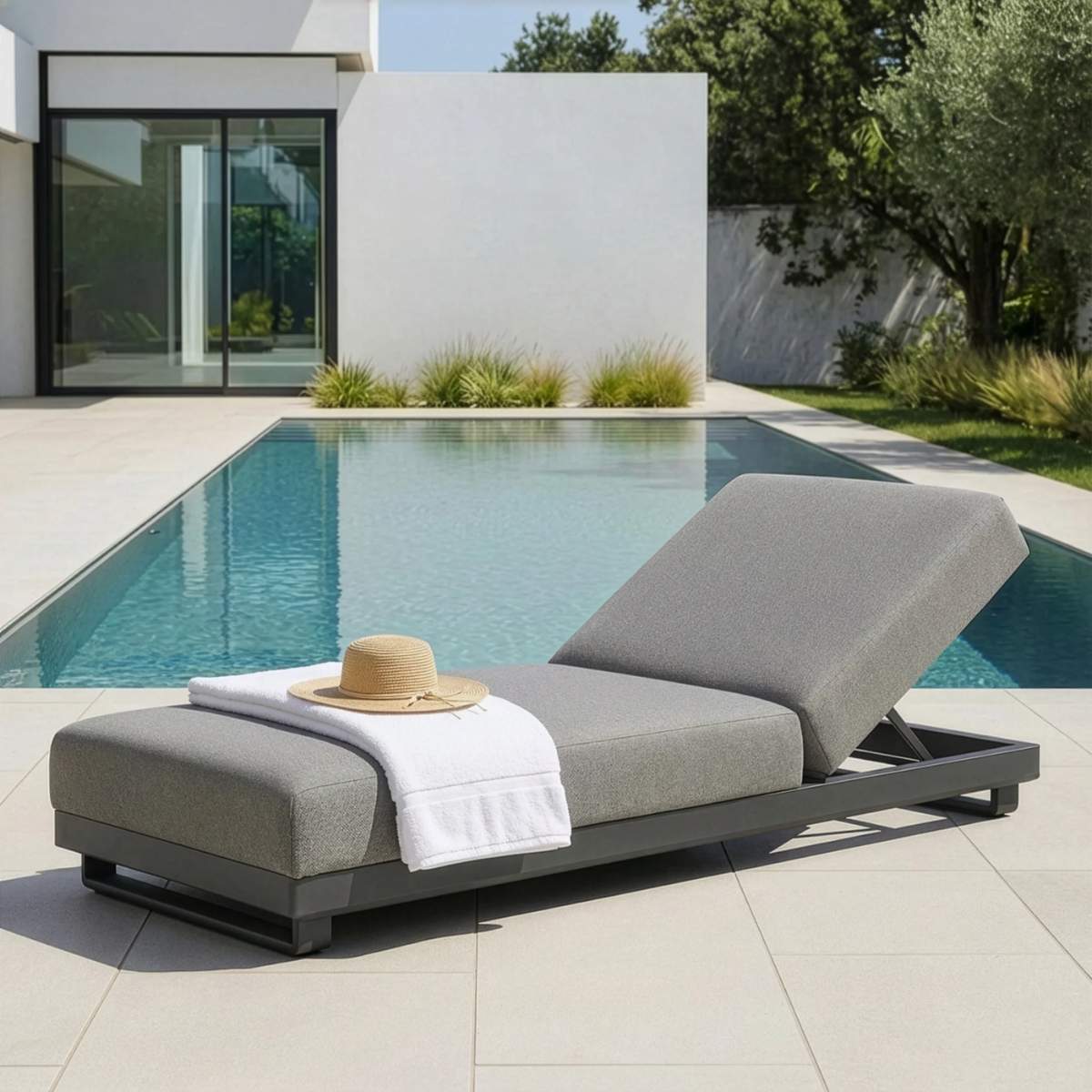 Maze - Outdoor Fabric Ibiza Sunlounger