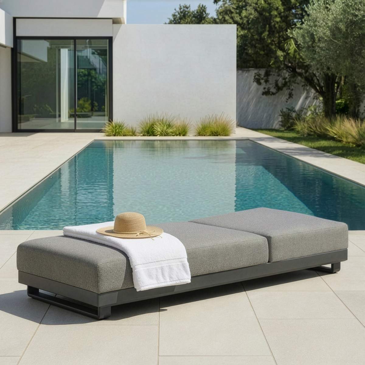 Maze - Outdoor Fabric Ibiza Sunlounger