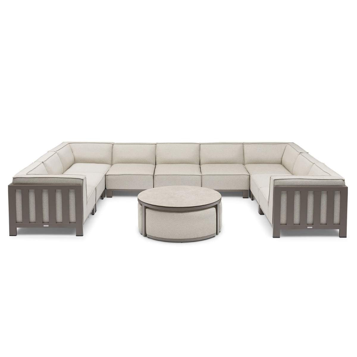 Maze - Outdoor Fabric Ibiza U Shape Sofa Set