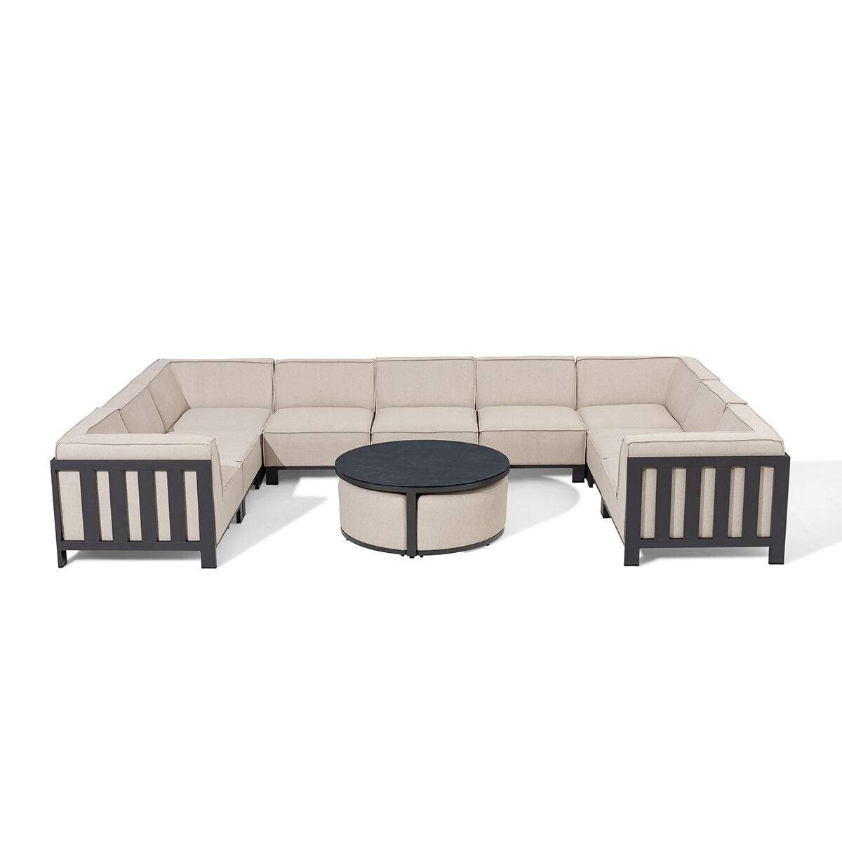 Maze - Outdoor Fabric Ibiza U Shape Sofa Set