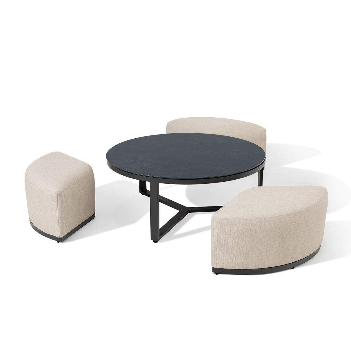 Maze - Outdoor Fabric Ibiza U Shape Sofa Set