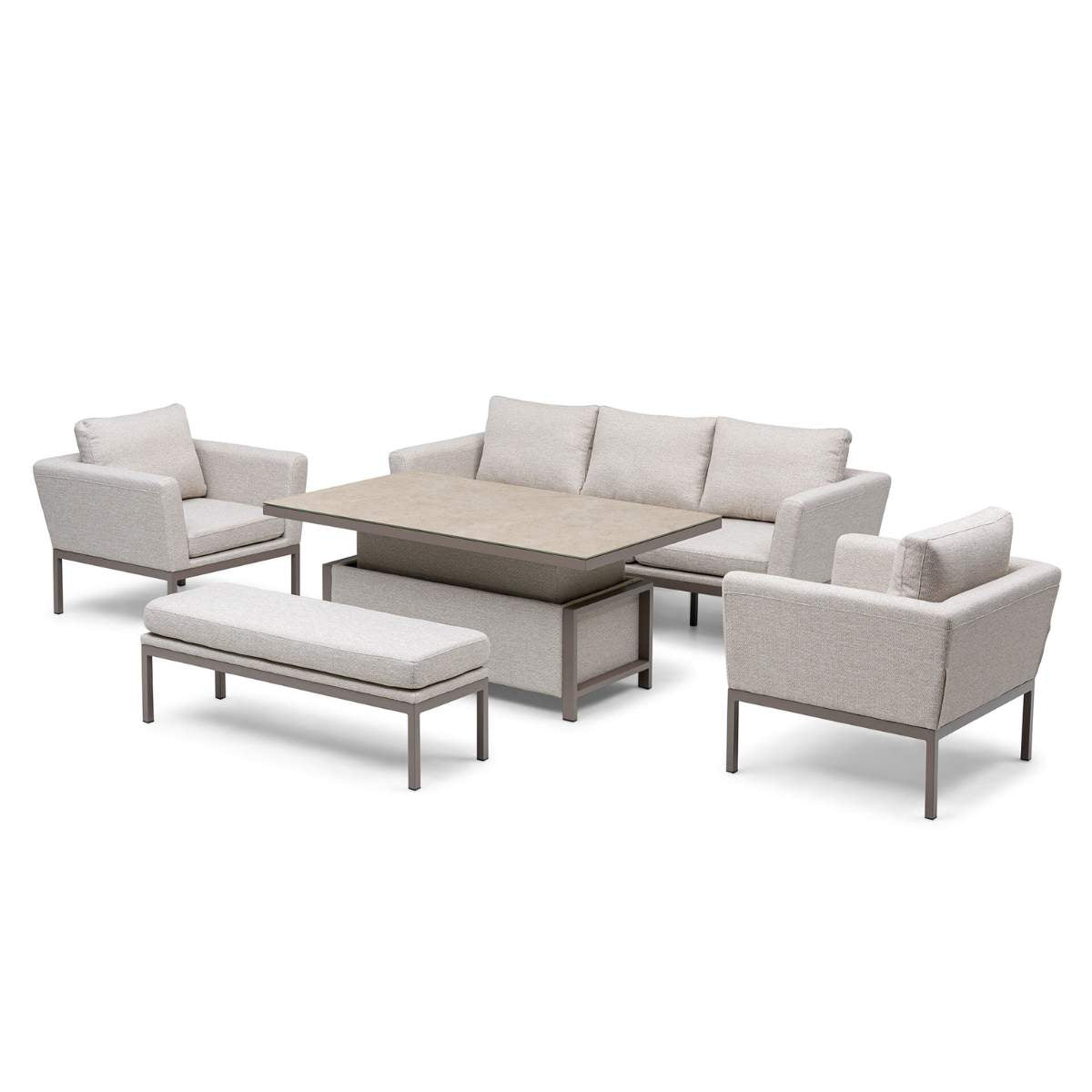 Maze - Outdoor Fabric Pulse 3 Seat Sofa Set