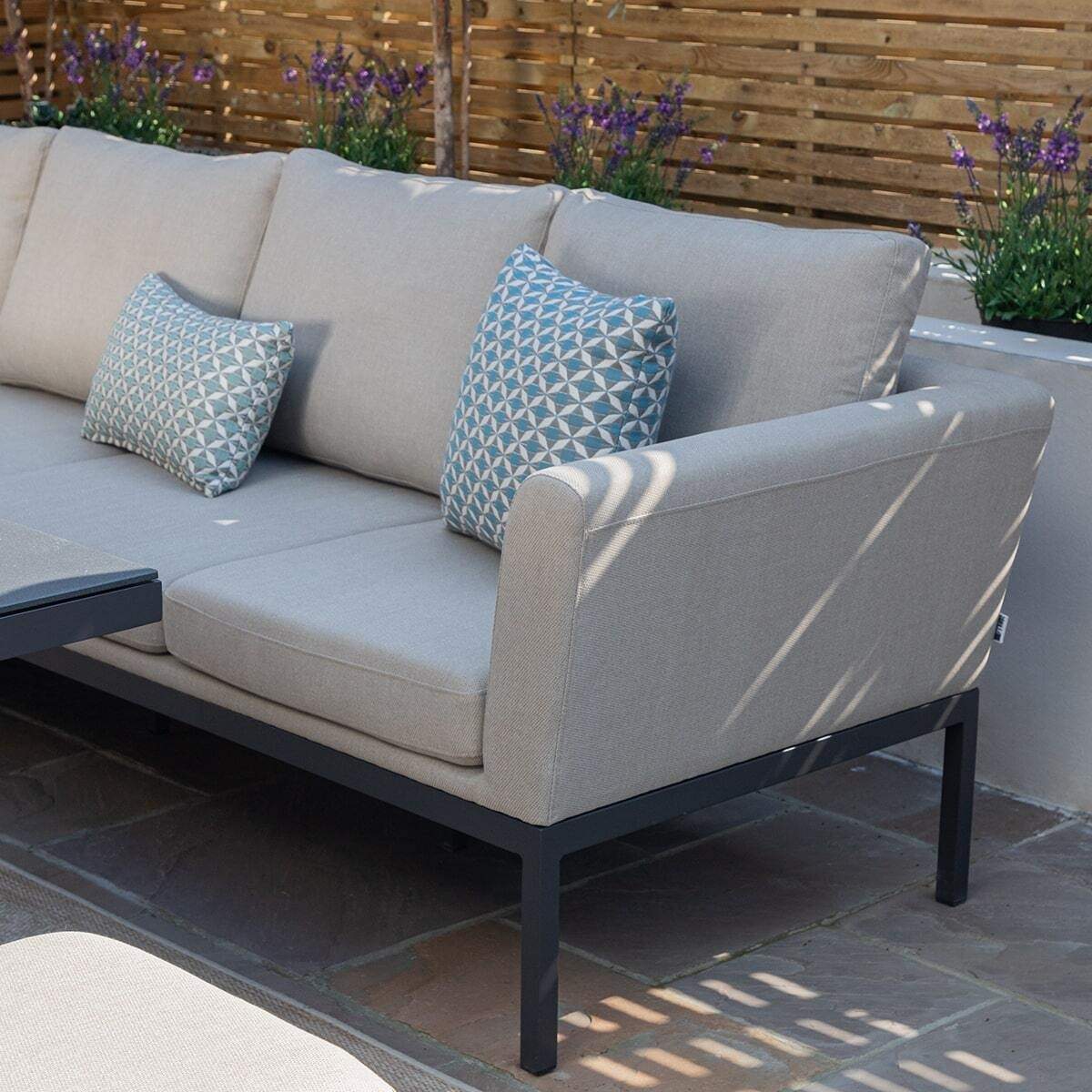 Maze - Outdoor Fabric Pulse Rectangular Corner Dining Set