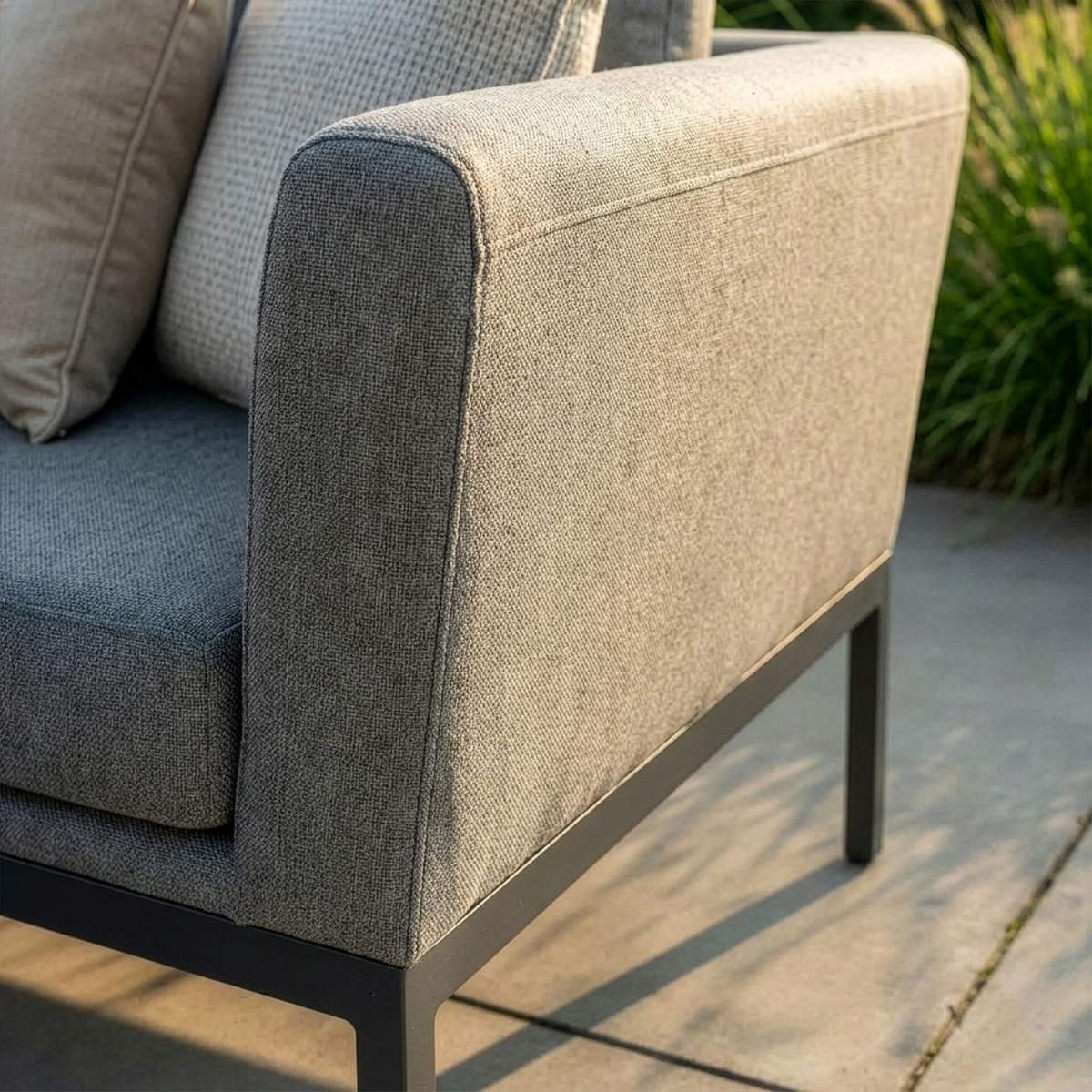 Maze - Outdoor Fabric Pulse Rectangular Corner Dining Set