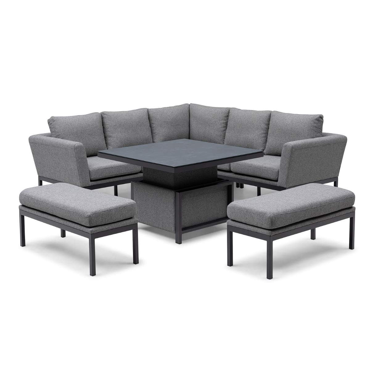 Maze - Outdoor Fabric Pulse Square Corner Dining Set