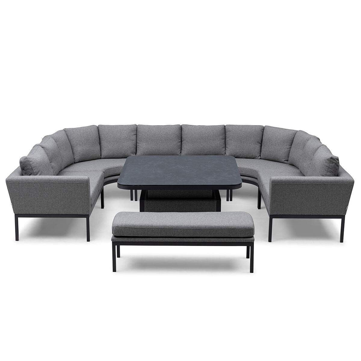 Maze - Outdoor Fabric Pulse U Shape Corner Dining Set
