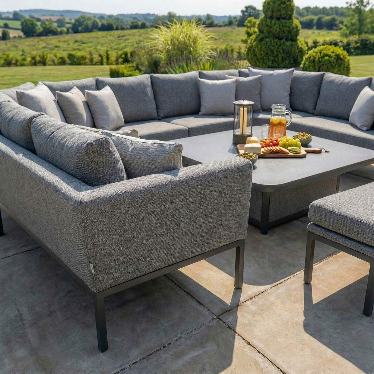 Maze - Outdoor Fabric Pulse U Shape Corner Dining Set