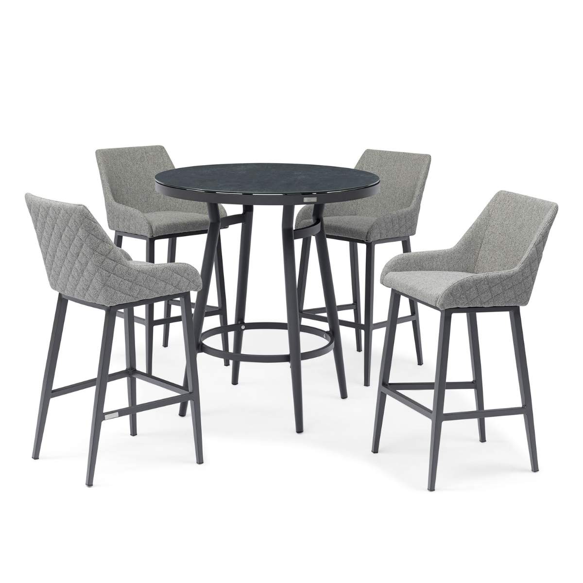 Maze - Outdoor Fabric Regal 4 Seat Round Bar Set