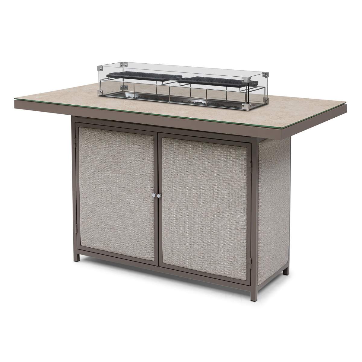 Maze - Outdoor Fabric Regal 8 Seat Rectangular Bar Set