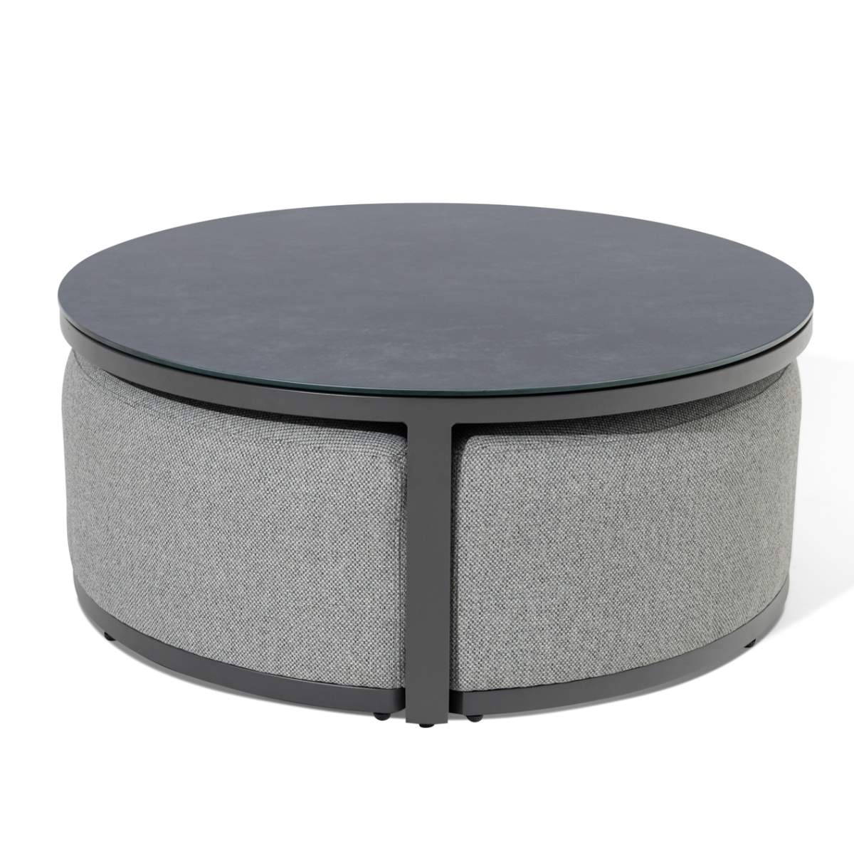 Maze - Outdoor Fabric Round Coffee Table