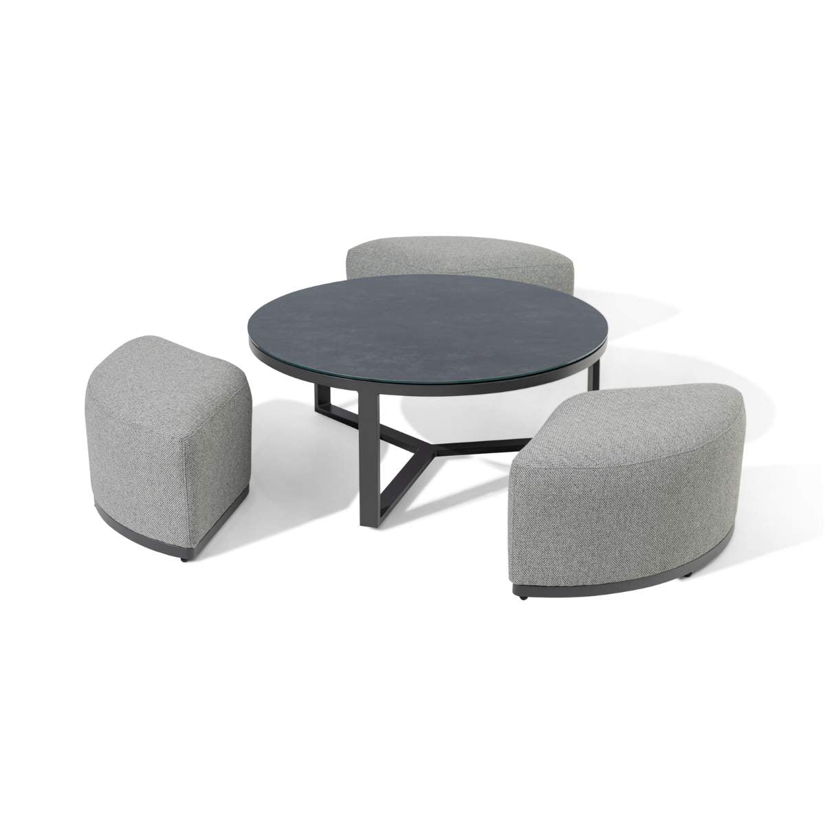 Maze - Outdoor Fabric Round Coffee Table