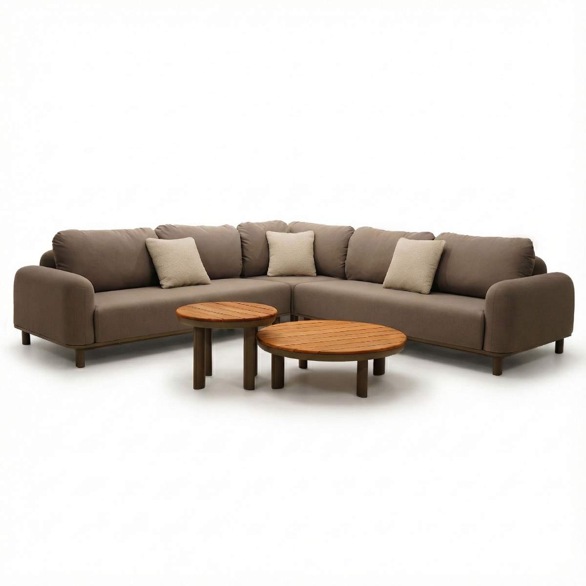 Maze Outdoor Fabric Sicily Corner Sofa Set