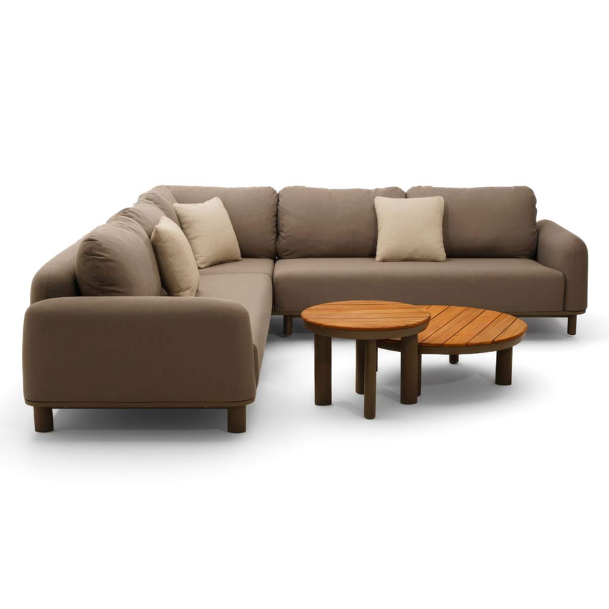 Maze Outdoor Fabric Sicily Corner Sofa Set