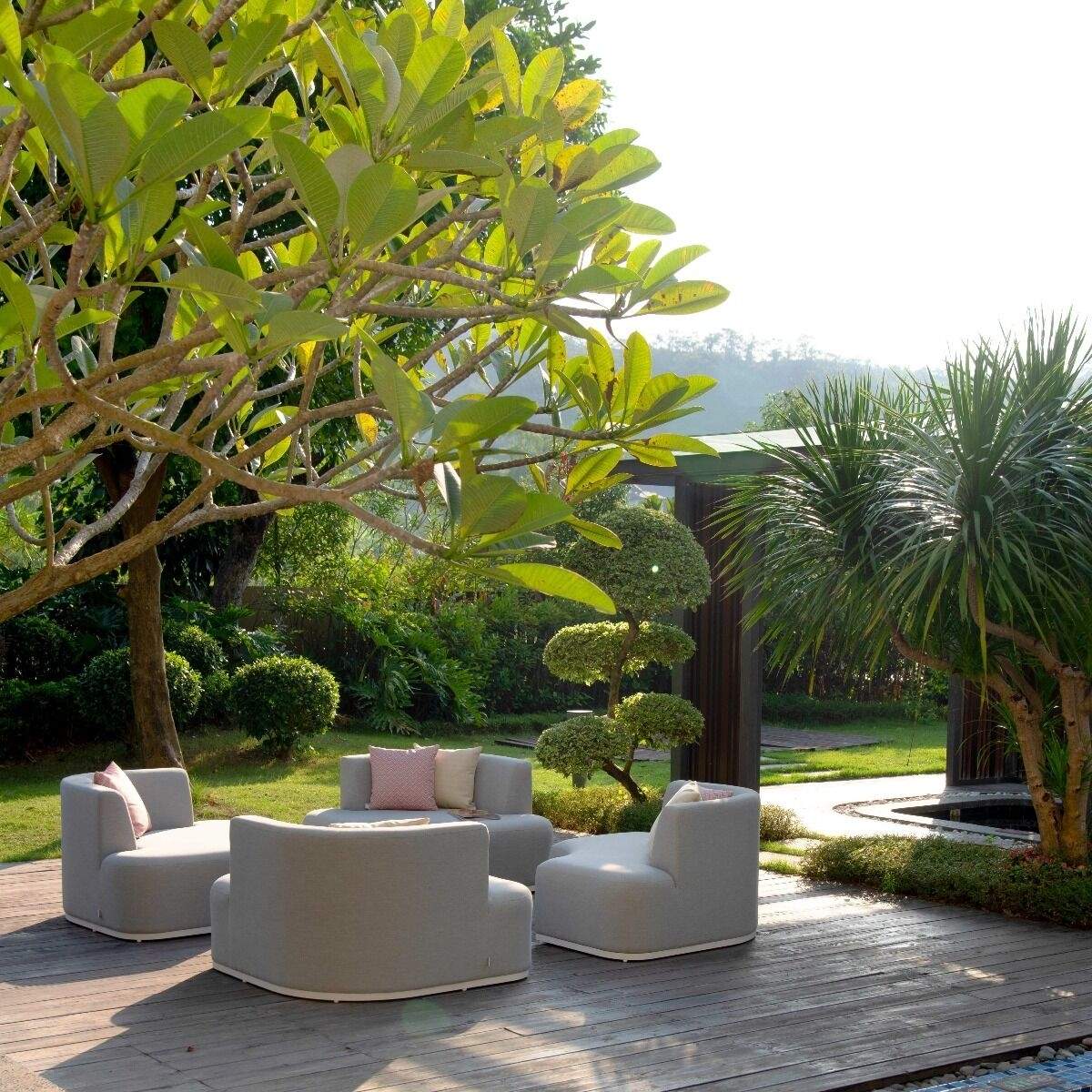 Maze - Outdoor Fabric Snug Lifestyle Suite