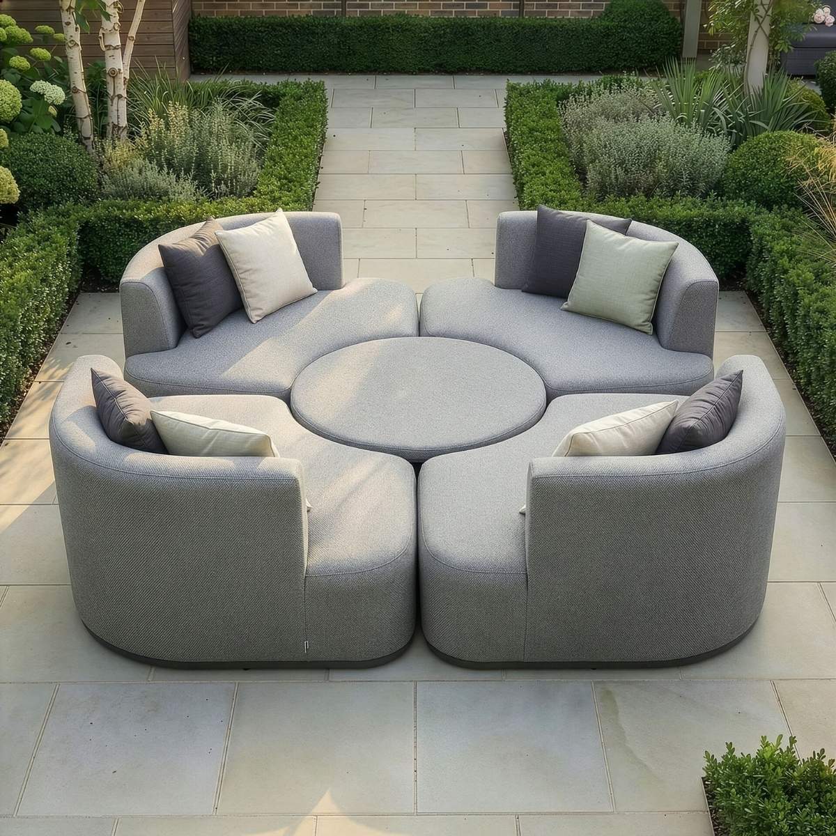 Maze - Outdoor Fabric Snug Lifestyle Suite