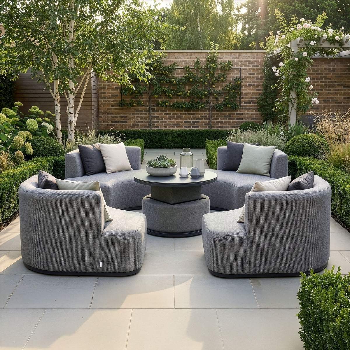Maze - Outdoor Fabric Snug Lifestyle Suite