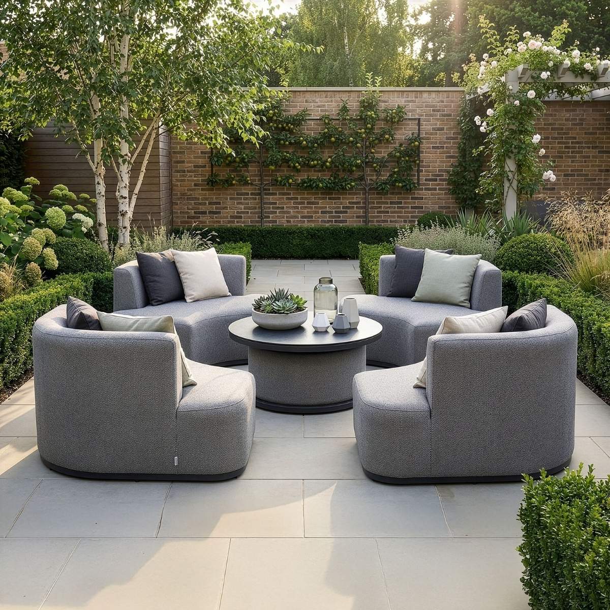 Maze - Outdoor Fabric Snug Lifestyle Suite