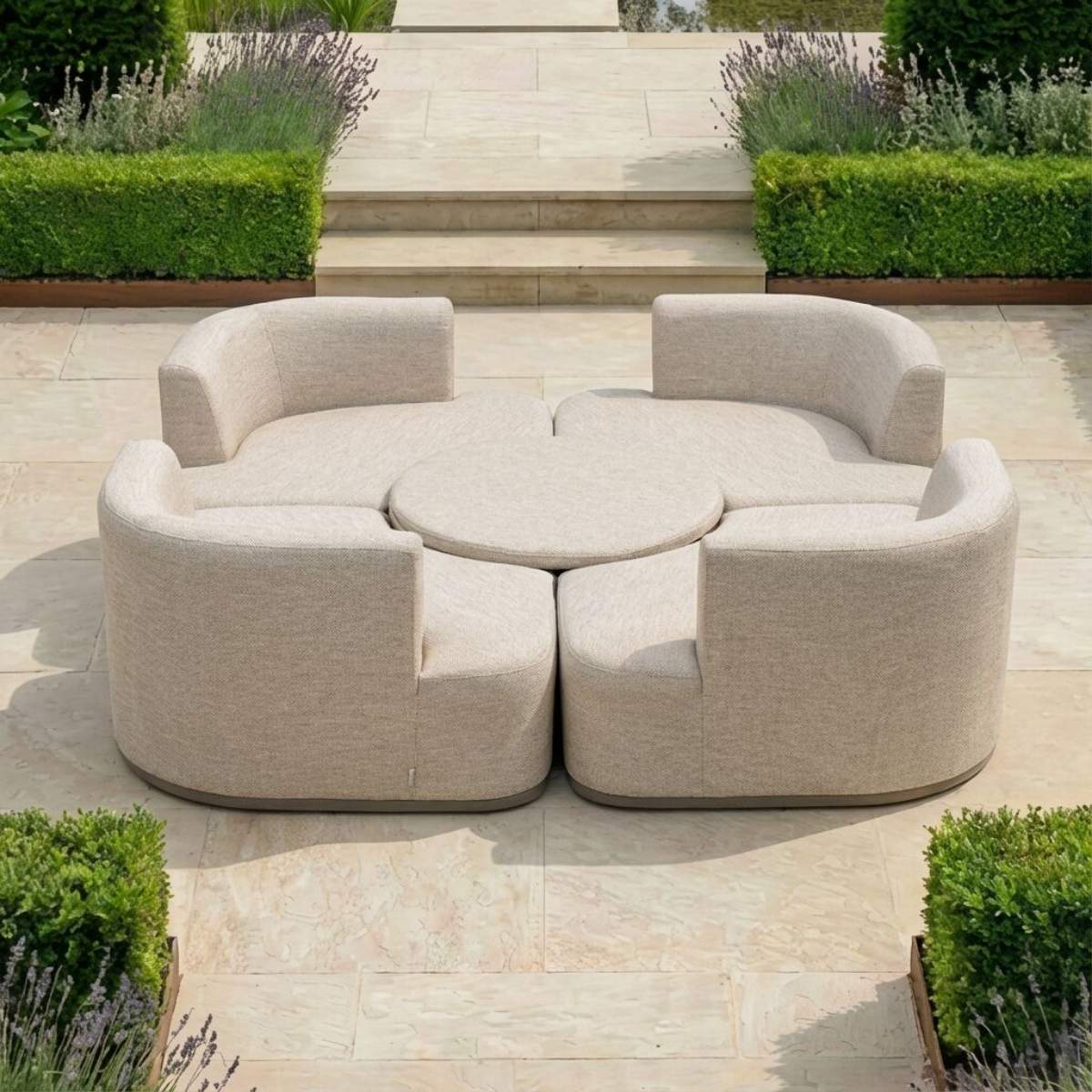 Maze - Outdoor Fabric Snug Lifestyle Suite