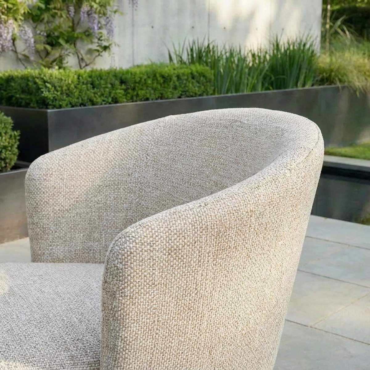 Maze - Outdoor Fabric Zen 4 Seat Low Round Bar Set