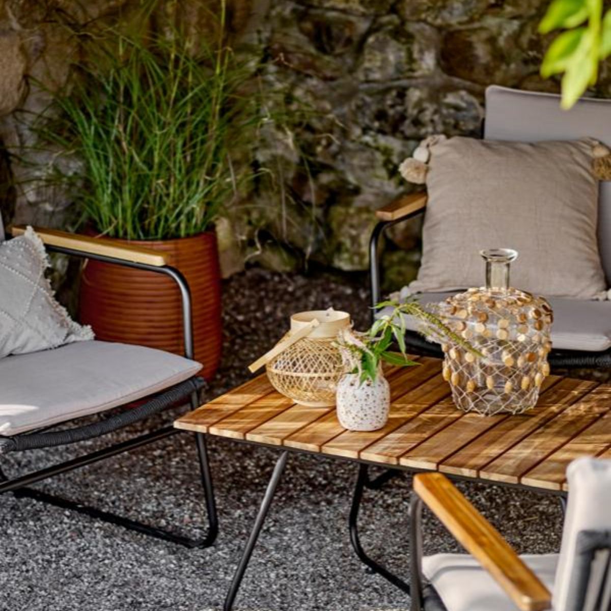 Bloomingville Outdoor Hampton Acacia Coffee Table - Brown