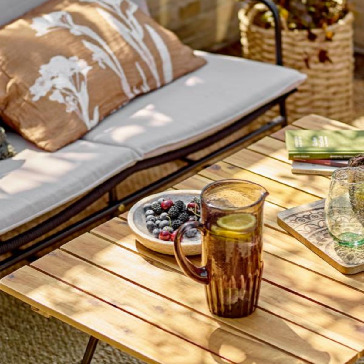 Bloomingville Outdoor Hampton Acacia Coffee Table - Brown