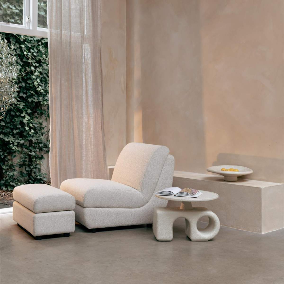 Zuiver Outdoor Footstool/Pouf Mississippi