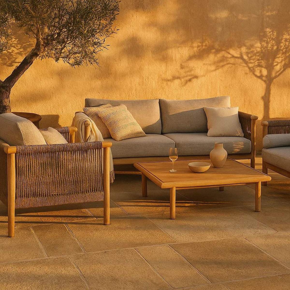 Dutch Bone Outdoor Lounge Chair Oasis