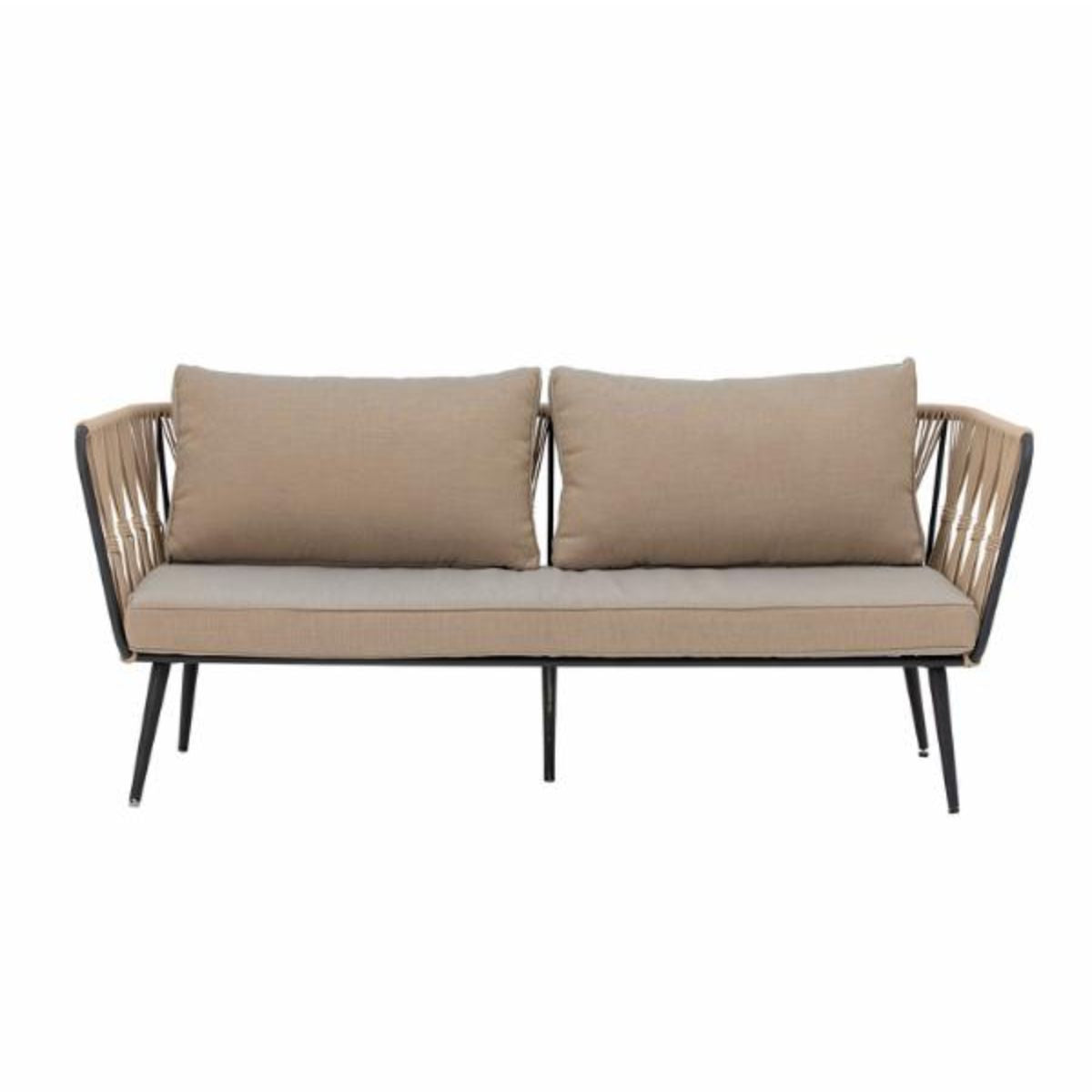 Bloomingville Outdoor Metal Pavone Sofa - Brown