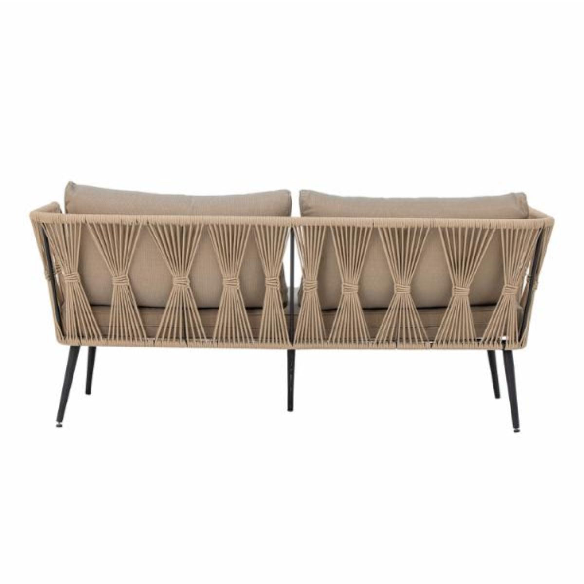 Bloomingville Outdoor Metal Pavone Sofa - Brown