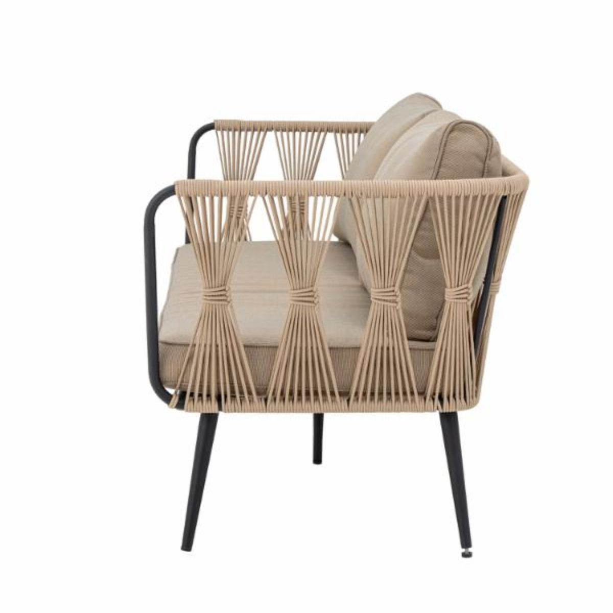 Bloomingville Outdoor Metal Pavone Sofa - Brown