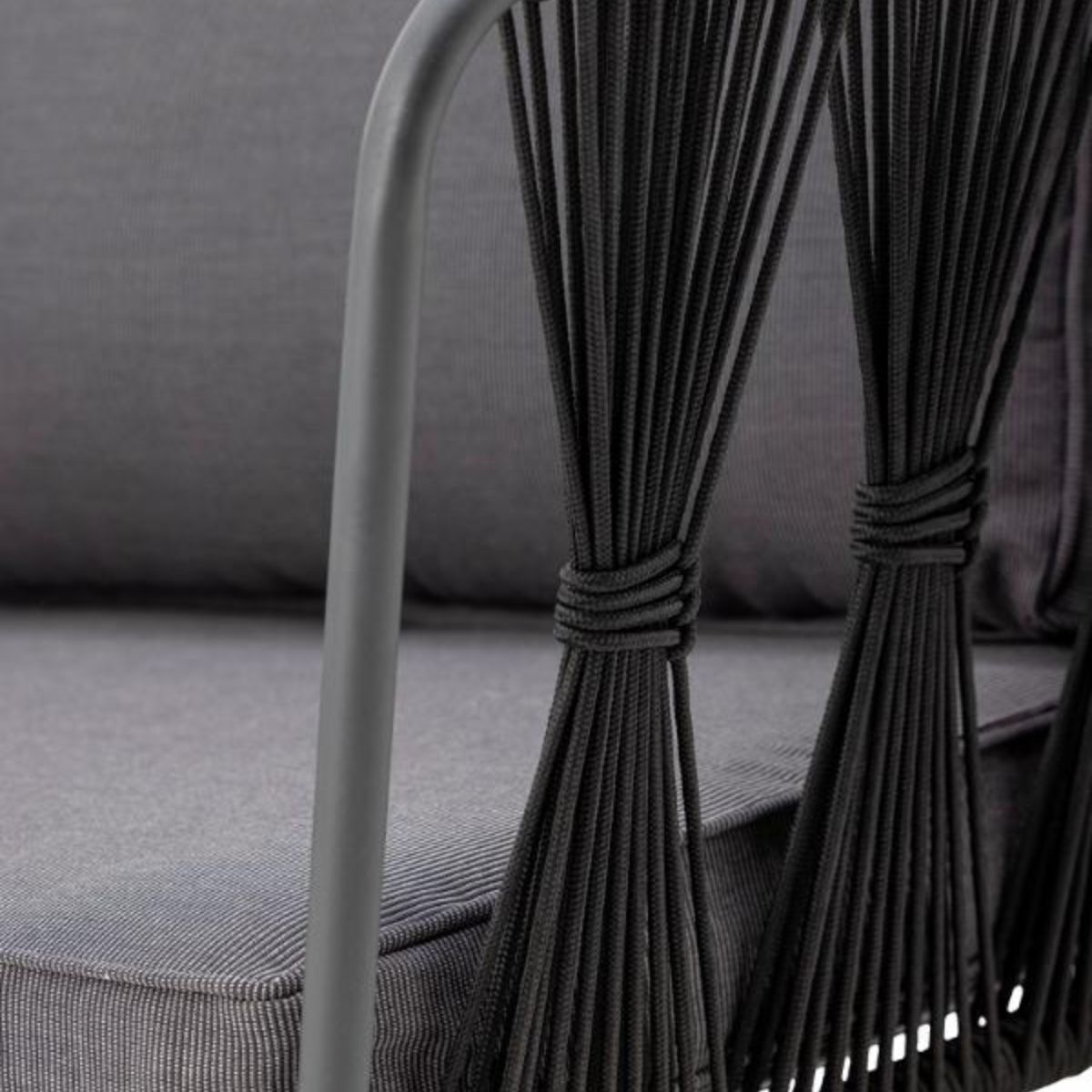 Bloomingville Outdoor Pavone Metal Sofa - Black