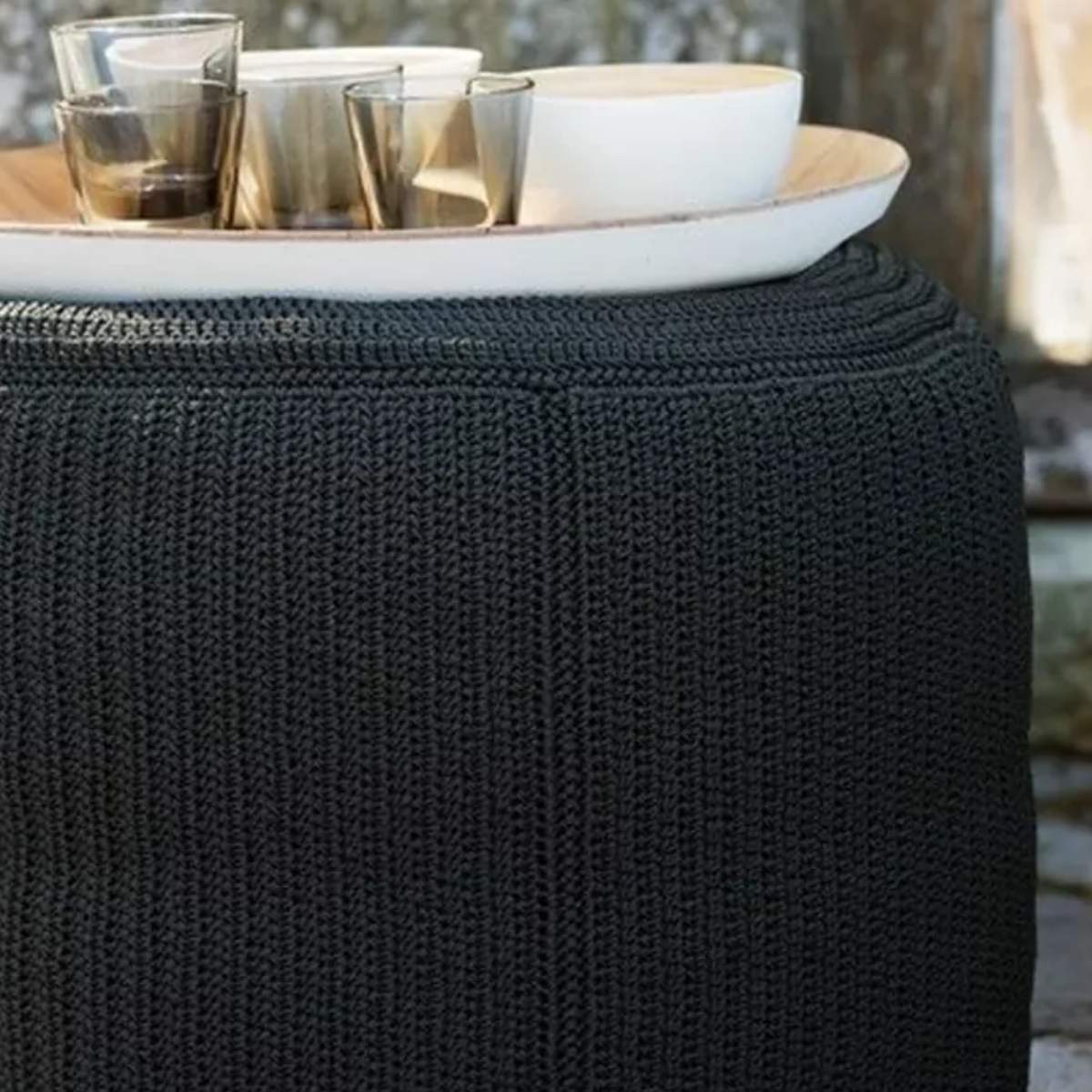 Vincent Shepherd Outdoor Pouf Otto