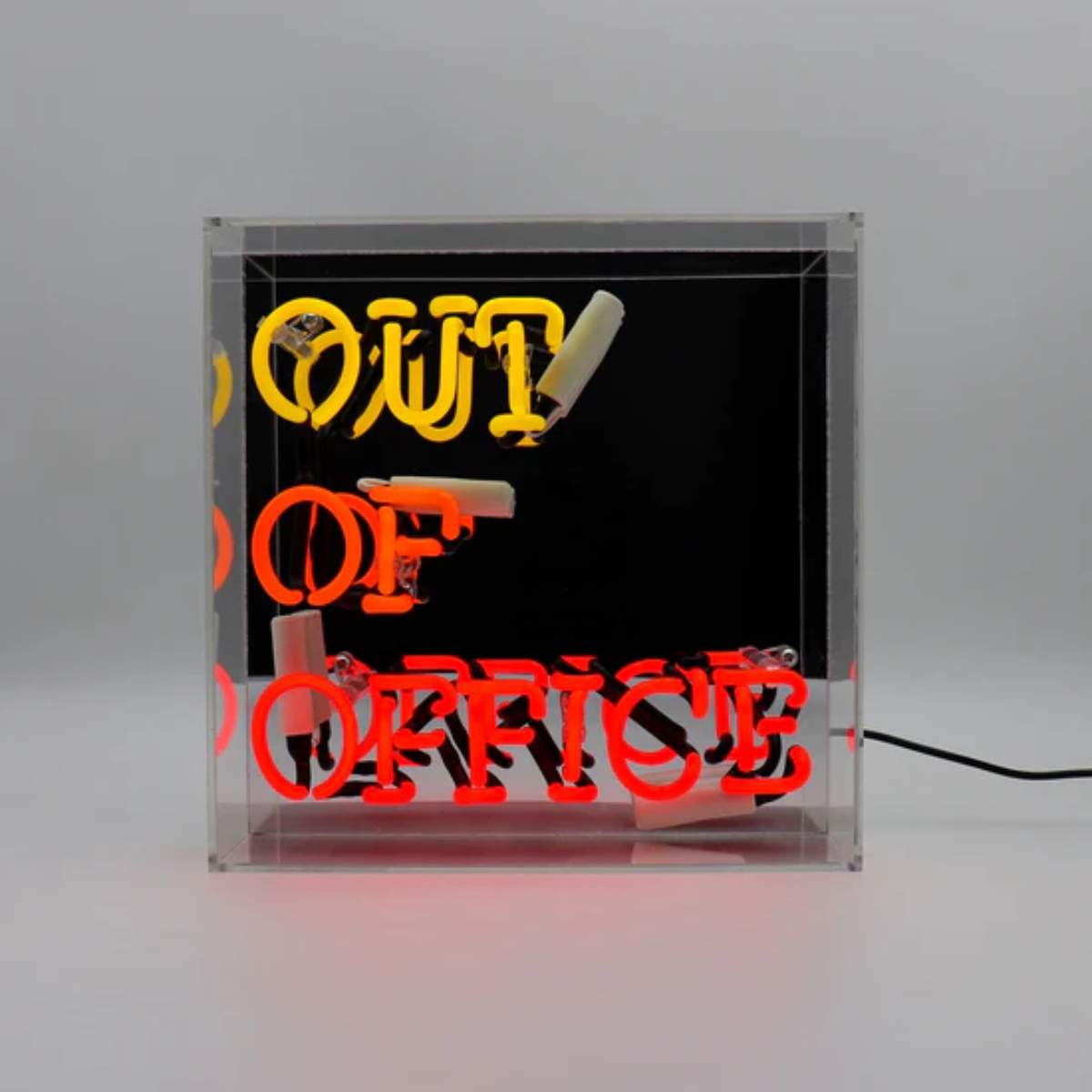 Locomocean Out of office neon table light