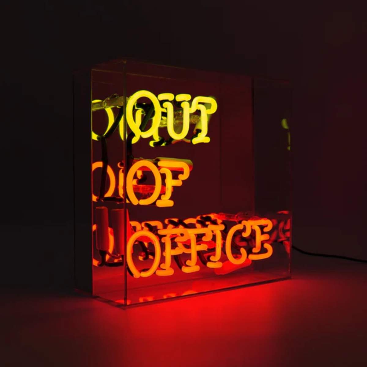Locomocean Out of office neon table light