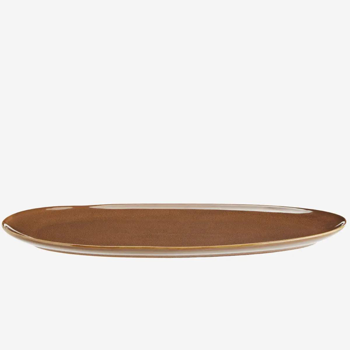Madam Stoltz Oval stoneware dish