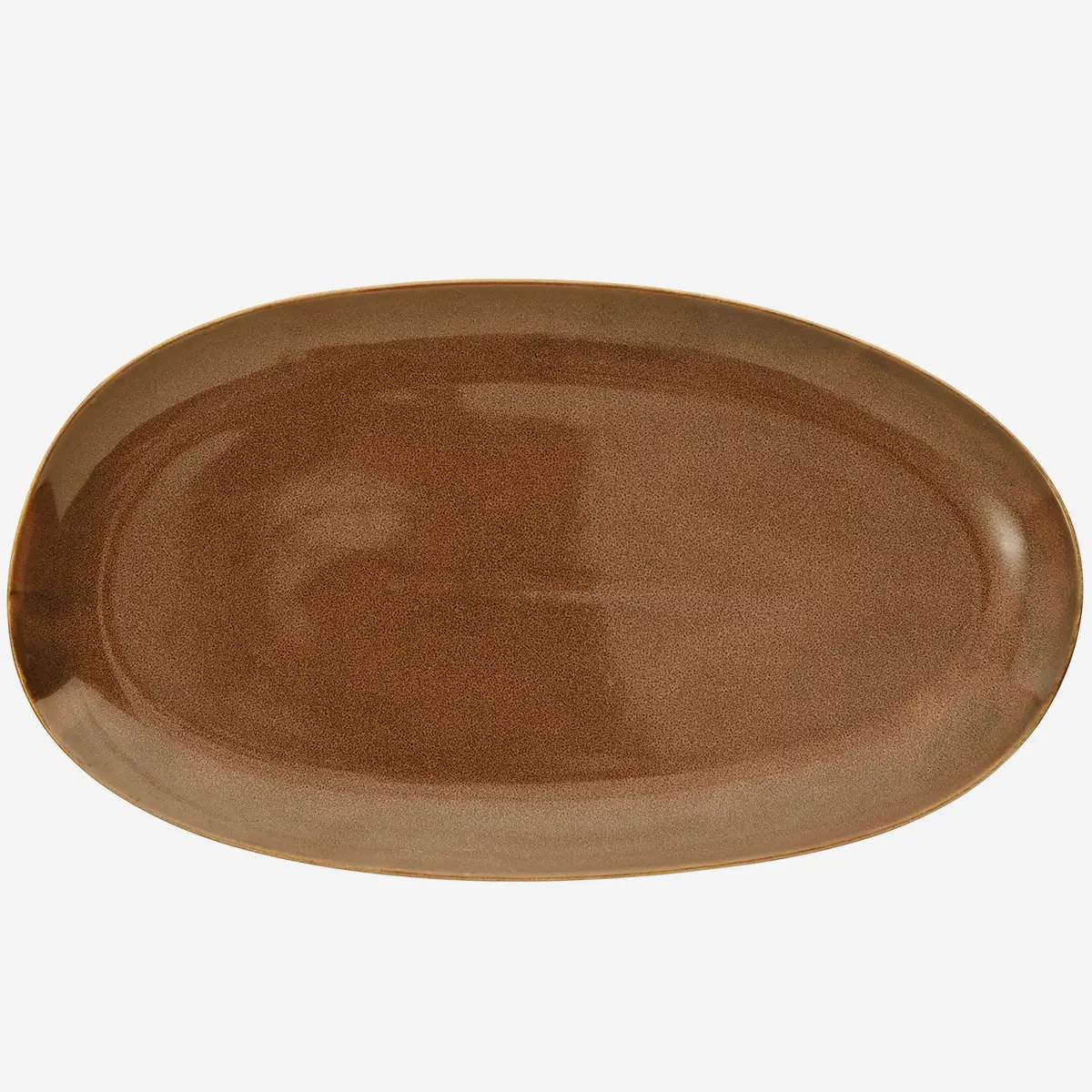 Madam Stoltz Oval stoneware dish